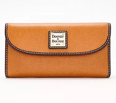 Dooney & Bourke Saffiano Leather Continental Clutch