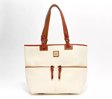 Dooney & Bourke Pebble Leather Double Handle Shopper