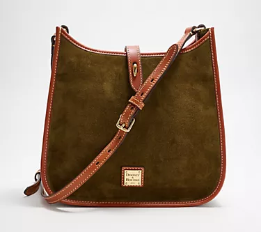 Dooney & Bourke Suede Messenger Crossbody