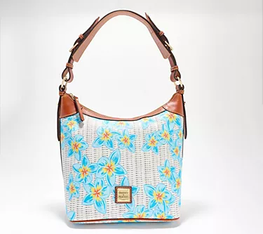 Dooney & Bourke Coated Cotton Plumeria Hobo Sac