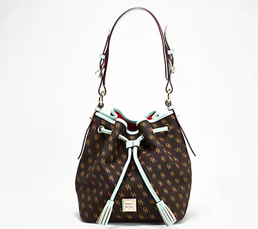 Dooney & Bourke Gretta Drawstring with Colored Trim