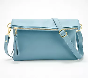 Parker Clay Makeda Leather Foldover Crossbody