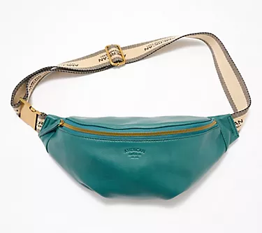 American Leather Co. Rayne Large Sling with Logo Strap
