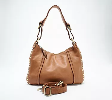 Bolsa Nova Leather Annalisa Small Hobo Bag