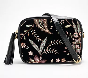 Patricia Nash Leather Josie Camera Crossbody