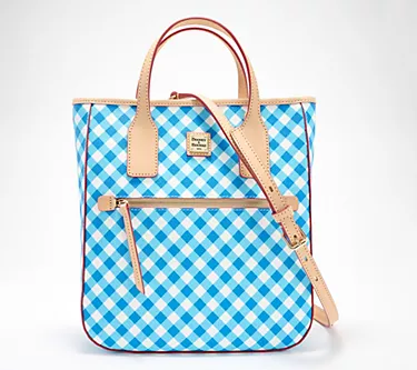 387100-dooney-bourke-coated-cotton-gingham-handle-tote-1.webp