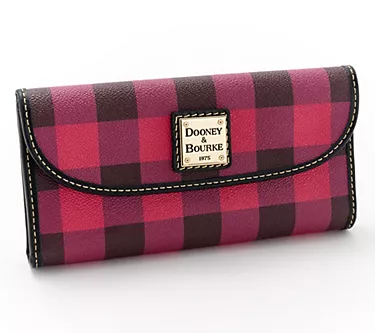 Dooney & Bourke Coated Cotton Continental Clutch
