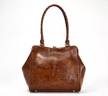 Patricia Nash Leather Kalivia Frame Satchel