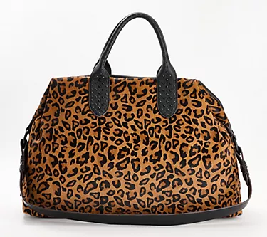 Aimee Kestenberg Leather Dazzle Duffel Bag