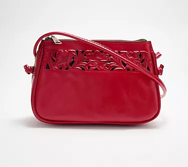 Patricia Nash Leather Bacoli Crossbody Bag