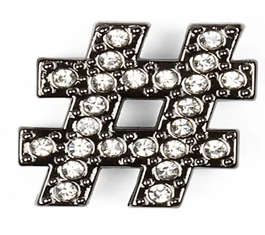 Lug Rhinestone Numeric Charm