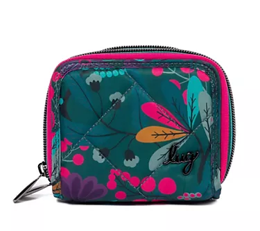 Lug Wallet with Contrast Zip Tape - Splits SE