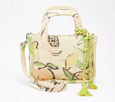 Vince Camuto Printed Small Canvas Tote- Oriel