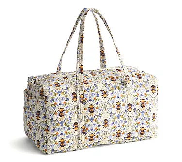 Vera Bradley Large Original Cotton Duffel Bag