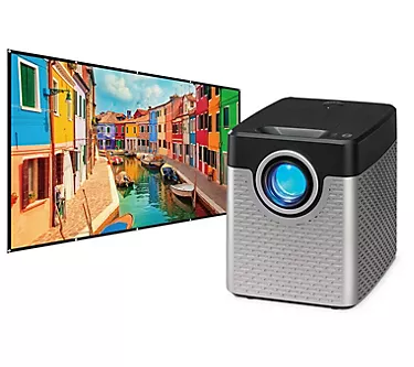GPX 720p Projector with Screen