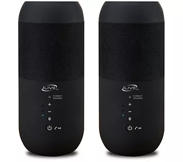 iLive S/2 Indoor Outdoor Bluetooth Speakers& Ground Stakes