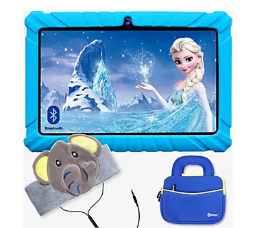 Contixo 7" 16GB Kids Tablet with Headphones &Tablet Bag