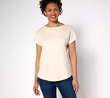 Martha Stewart Signature Essentials Dolman Sleeve T-Shirt