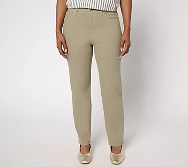 Denim & Co. Tall Classic Stretch Colored Ankle Jeans