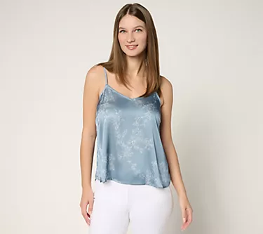Me by Jennie Garth Austin Satin Printed Cami