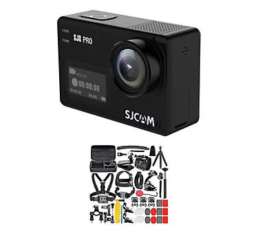 SJCAM SJ8Pro 4k Action Camera with 50-in-1 Accessory Bundle