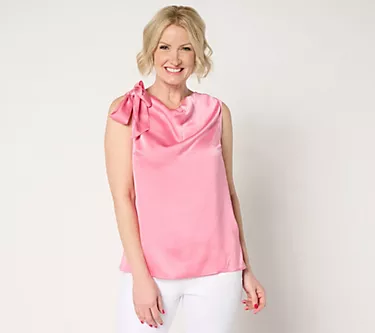 Me by Jennie Garth Barton Bow Blouse