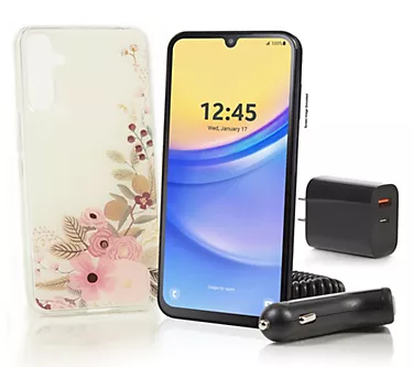 Tracfone 6.5" Samsung Galaxy A15 5G, 1500 Talk/Text/Data w/ Accessories 1 466-tracfone-6-5-samsung-galaxy-a15-5g-1500-talk-text-data-w-accessories-1.webp