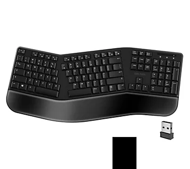 Delton KB200 Wireless Ergonomic Full Sized Keyboard