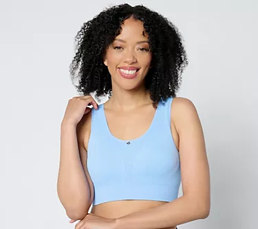 Breezies Floral Jacquard Seamless Wirefree Contour Bra