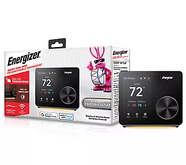 Energizer Smart Wi-Fi Thermostat with Nightlight