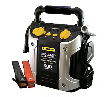 Stanley 300 AMP / 600 PEAK AMP Battery Jump Starter w/ Outlet