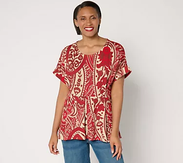 BEAUTIFUL by Lawrence Zarian Dolman Sleeve Top
