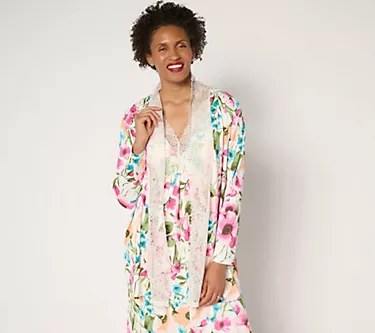Breezies Lounge Lace Wrap