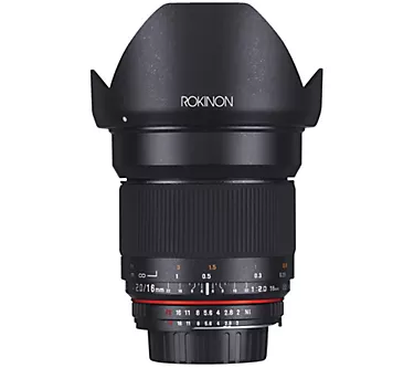 Rokinon 16mm F2.0 Lens for Canon EF