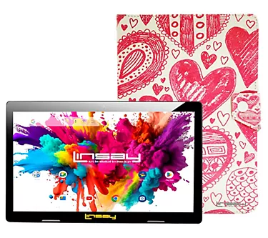LINSAY Tab Octa Core 128GB w/ Case Edition
