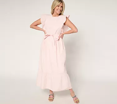 Me by Jennie Garth Petite Palmetto 100% Cotton Poplin Dress