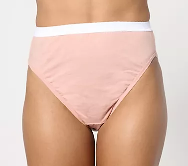 Breezies Original Cotton Hi-Cut Panties Set of 6