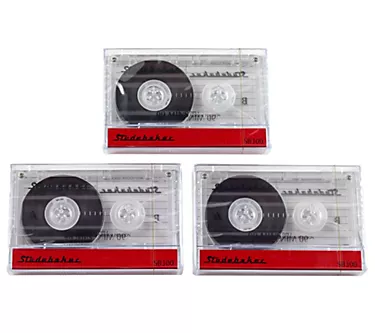 Studebaker Set of 3 Blank Cassettes