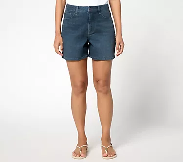 Me by Jennie Garth Regular Indigo Eve Denim Shorts