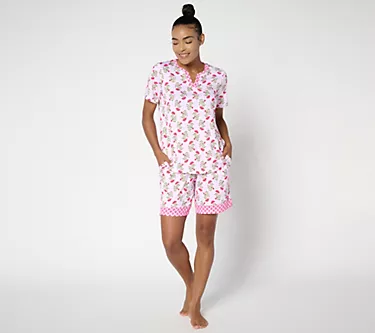 Cuddl Duds Smooth Jersey Dreaming on the Edge Pajama Set
