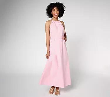 Me by Jennie Garth Petite Cotton Clark Maxi Dress
