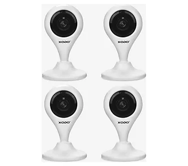 XODO Indoor HD Wifi Security Camera (4-Pack) 1 6193-xodo-indoor-hd-wifi-security-camera-4-pack–1.webp