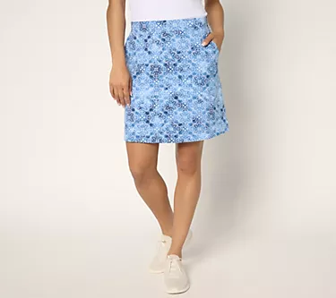 Denim & Co. Active Regular French Terry Skort