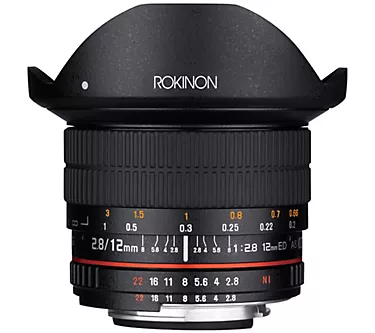 Rokinon 12mm F2.8 Fisheye Lens for Canon EF