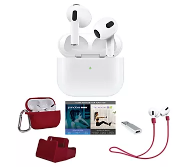 Apple AirPods 3rd Gen Lightning Case w/ Accesso ries & Voucher
