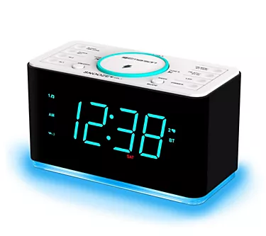 Emerson Smartset Alarm Clock Radio w/ ChargingDock & Light