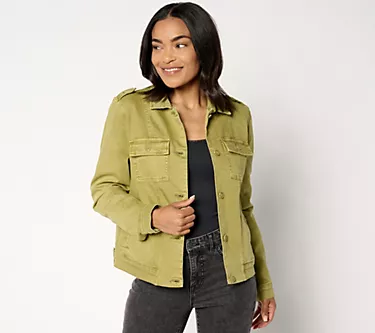 "As Is" Belle Boho by Kim Gravel Vintage Style Utility Button Jacket