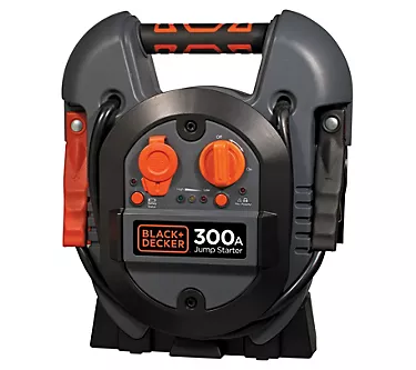 BLACK + DECKER Portable Jump Starter with LED Light
