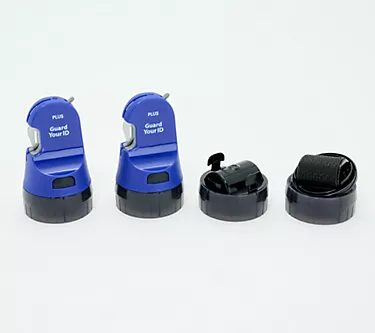 Guard your ID Set of 2 Refillable Wide 3-in-1 Rollers w/ 2 Refills