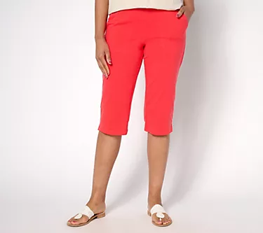 Denim & Co. Tall Duo Stretch Skimmer with Pockets